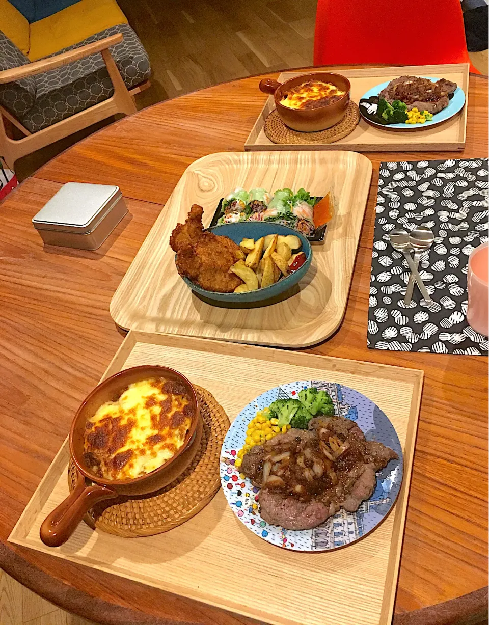 Snapdishの料理写真:去年のクリスマスディナー🍽🎄|RAOさん