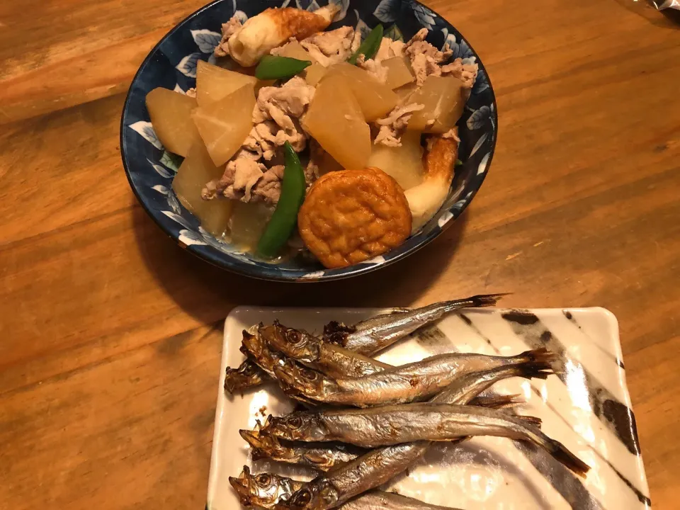 大根と練り製品の煮物・ししゃも|mayuyuさん