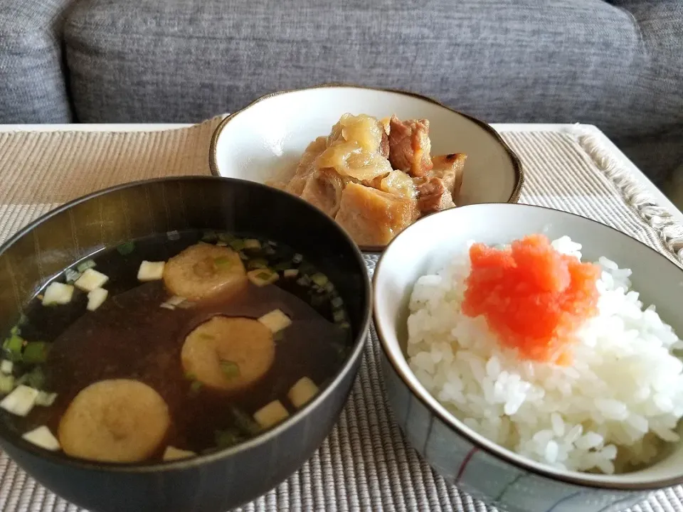 角煮で朝ごはん
在宅13日目|しあるさん