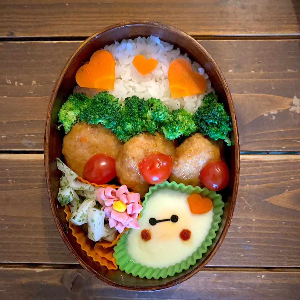 テリヤキチキンバーグ弁当💕|ともさん