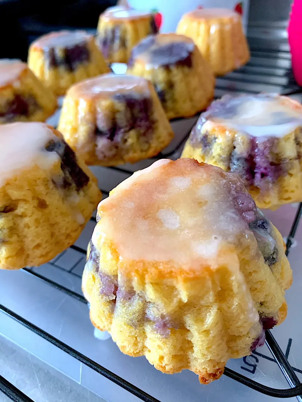 Blueberry muffin with soy powder|cheesyさん