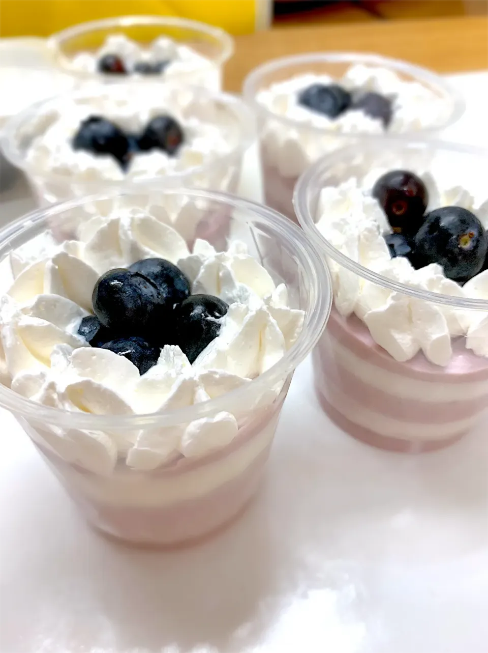 Blueberry mousse cup|cheesyさん