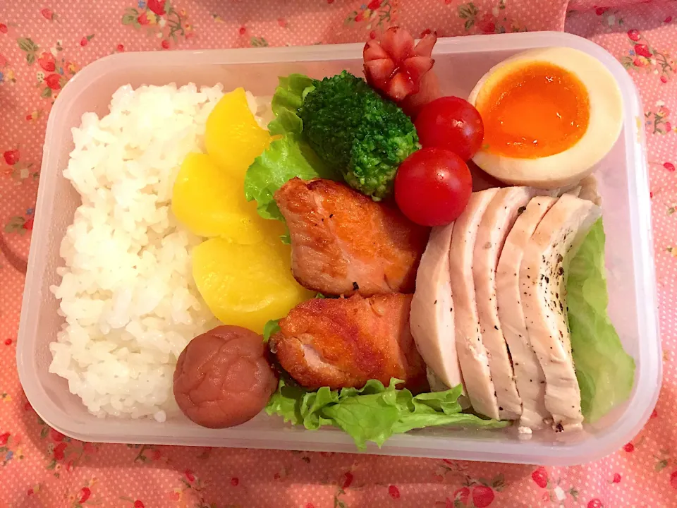 Snapdishの料理写真:お弁当🍱2020/04/09|Kodomo Cookingさん