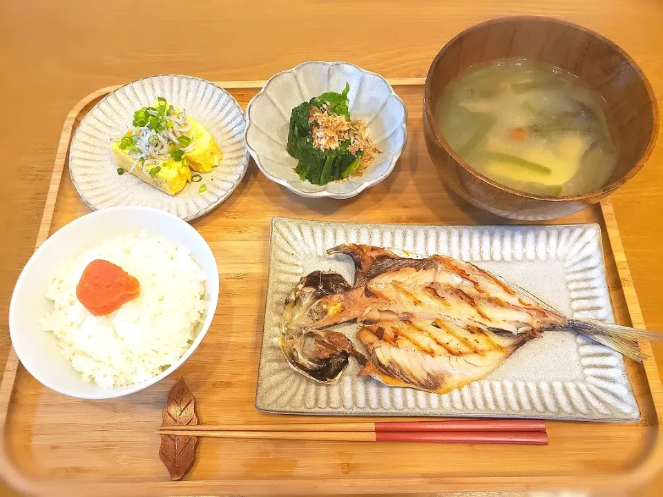 鯵の開き定食|Kaanaさん