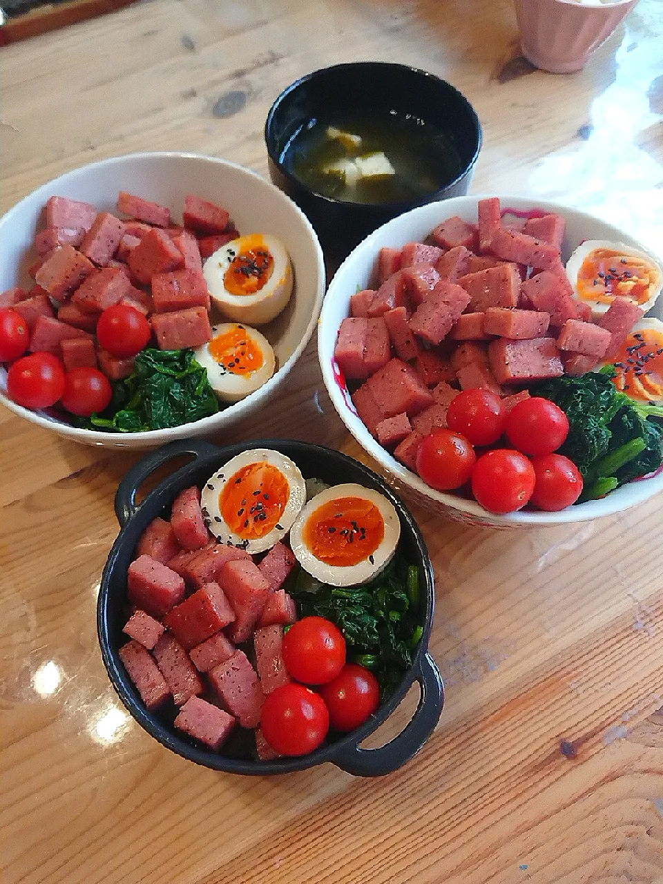 2020.4.9 置き丼🍚&自分弁当🍱|あずきラテさん