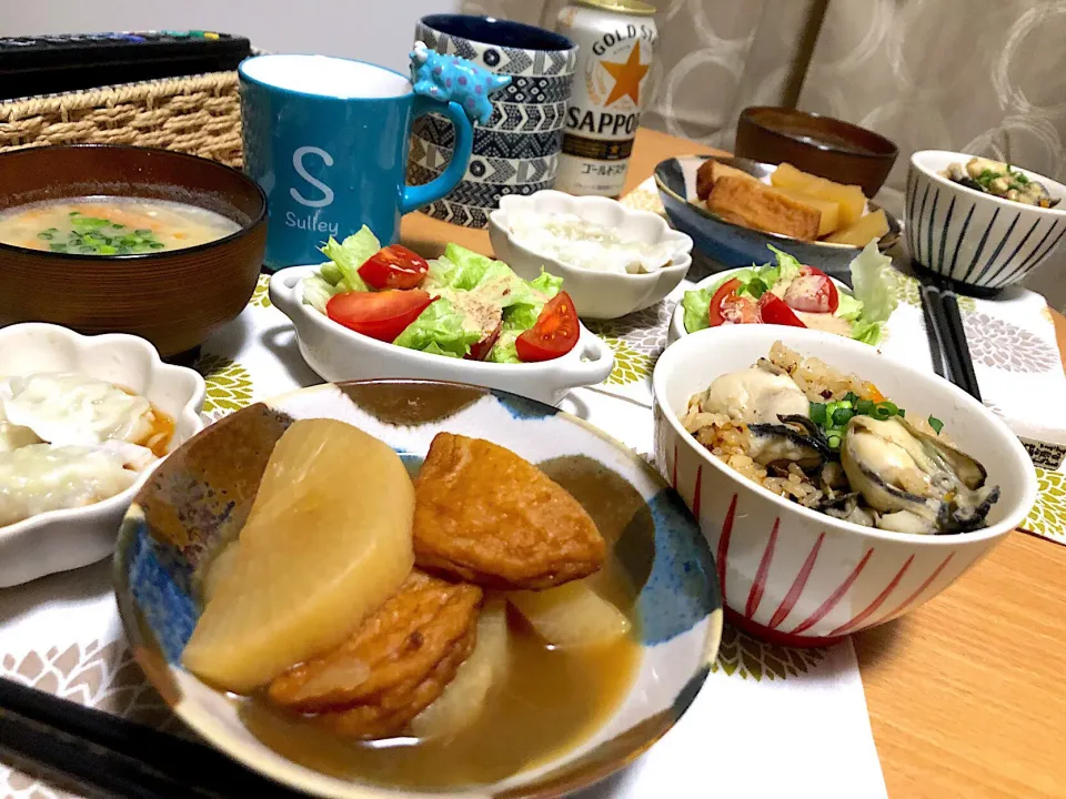 Snapdishの料理写真:牡蠣メイン|のんのさん