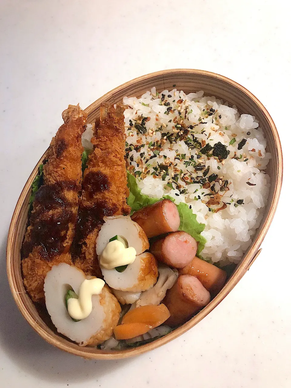 Snapdishの料理写真:旦那弁当(*¨̮*)|naaaaaaa♡さん