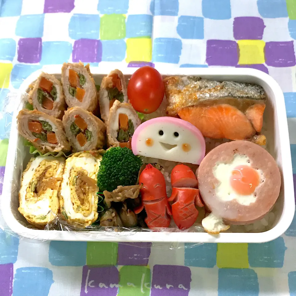 Snapdishの料理写真:2020年4月10日　オレ弁当♪|クッキングおやぢさん