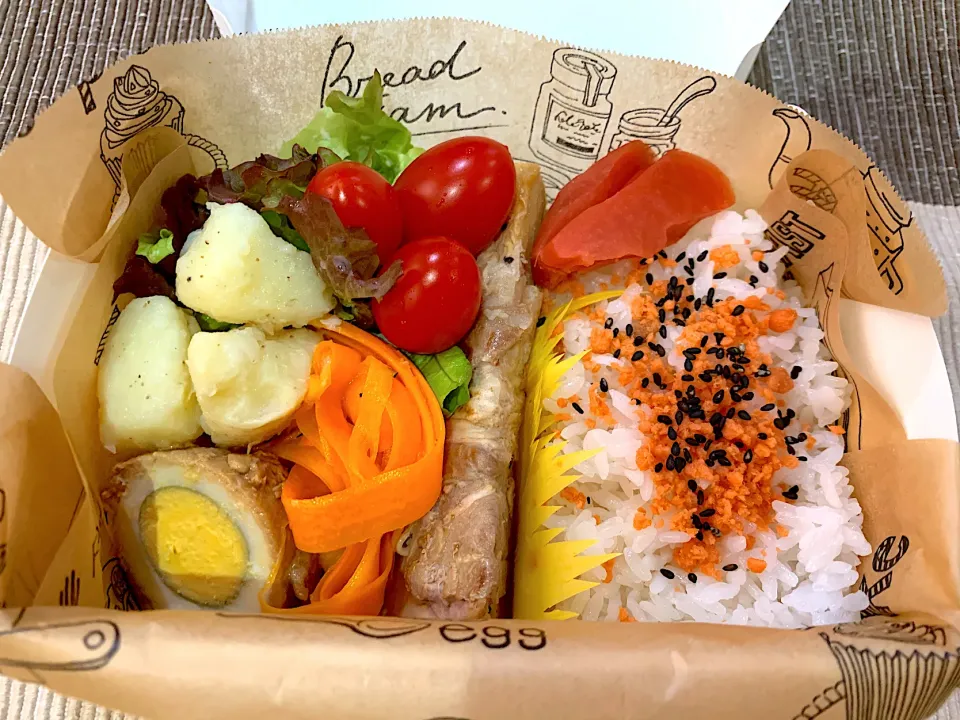 今日のお弁当（R2.4.10）|え〜かさん