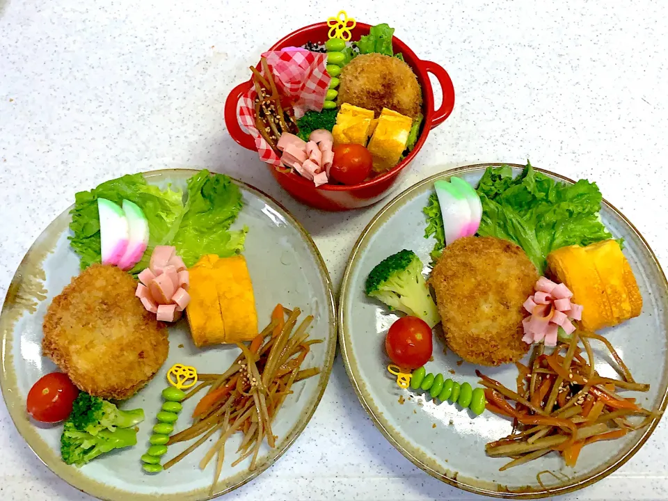 Snapdishの料理写真:4月10日お弁当|もぐぷーさん