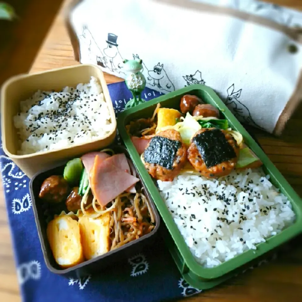 Snapdishの料理写真:今日のお弁当 4/10|ふ〜たん**さん