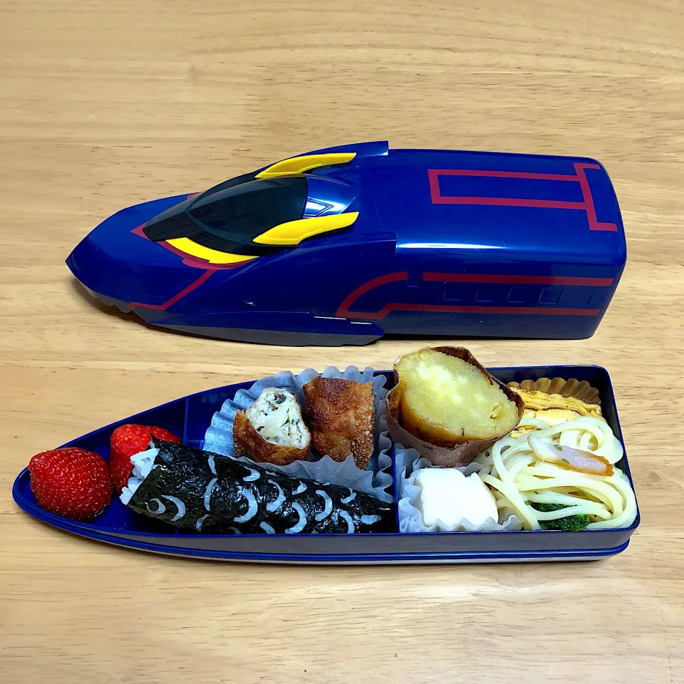 Snapdishの料理写真:2020.4.10チビさん弁当|ラブリー心愛さん