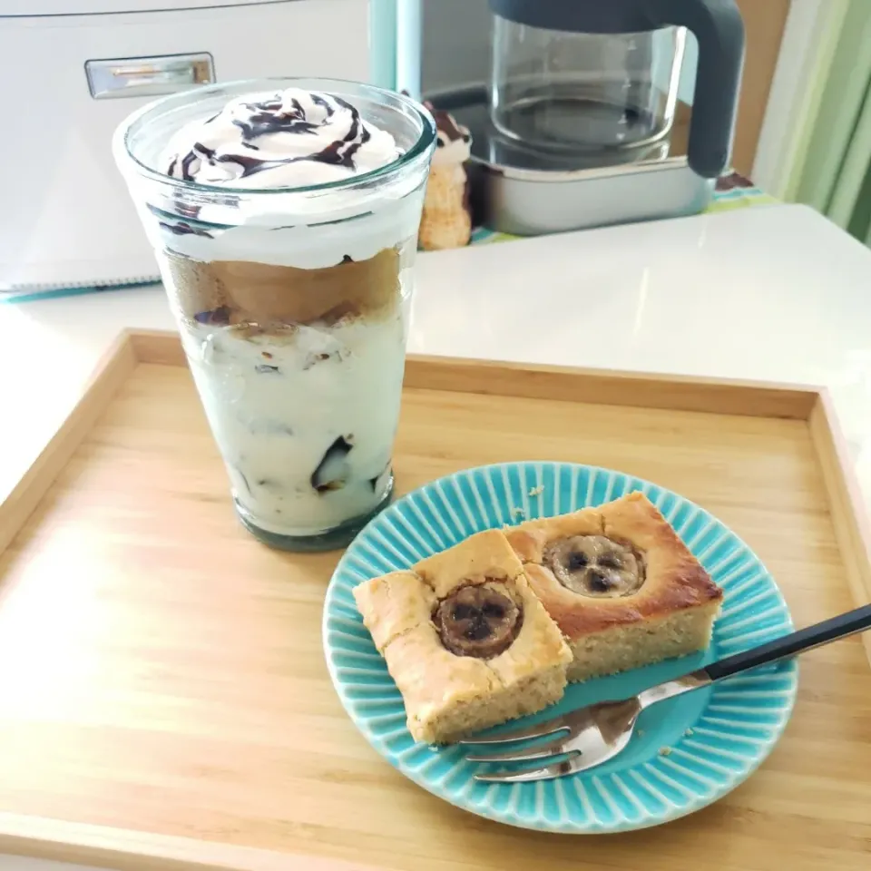 スタバごっこ　#米粉 #バナナケーキ|nokorinさん