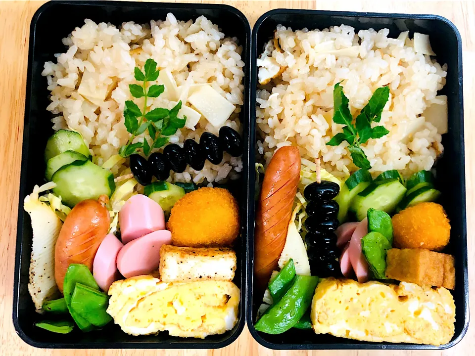 たけのこ弁当ランチ|moricreampannaさん