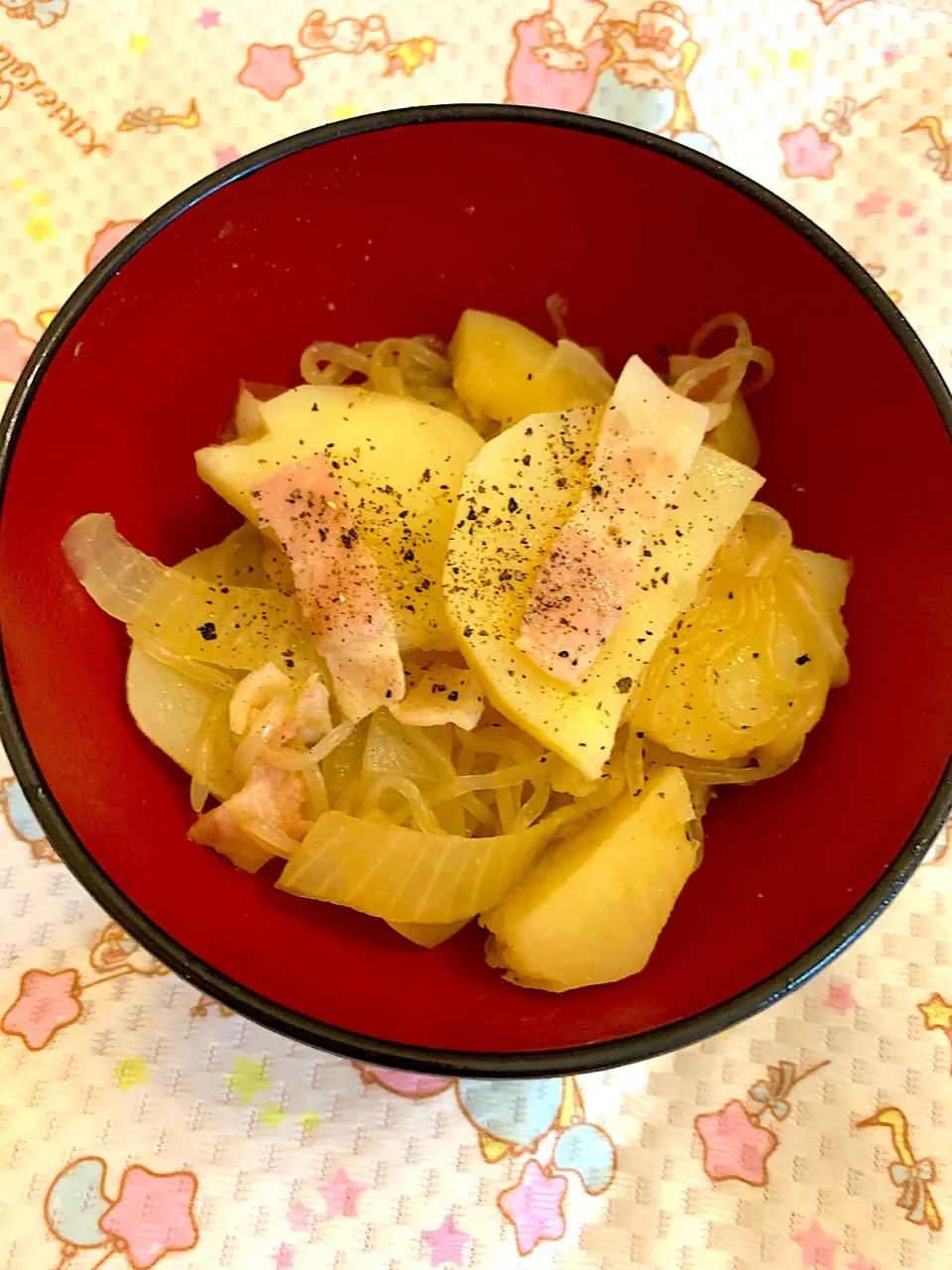 ガリバタ醤油ポテトアレンジ|ぽぷりさん