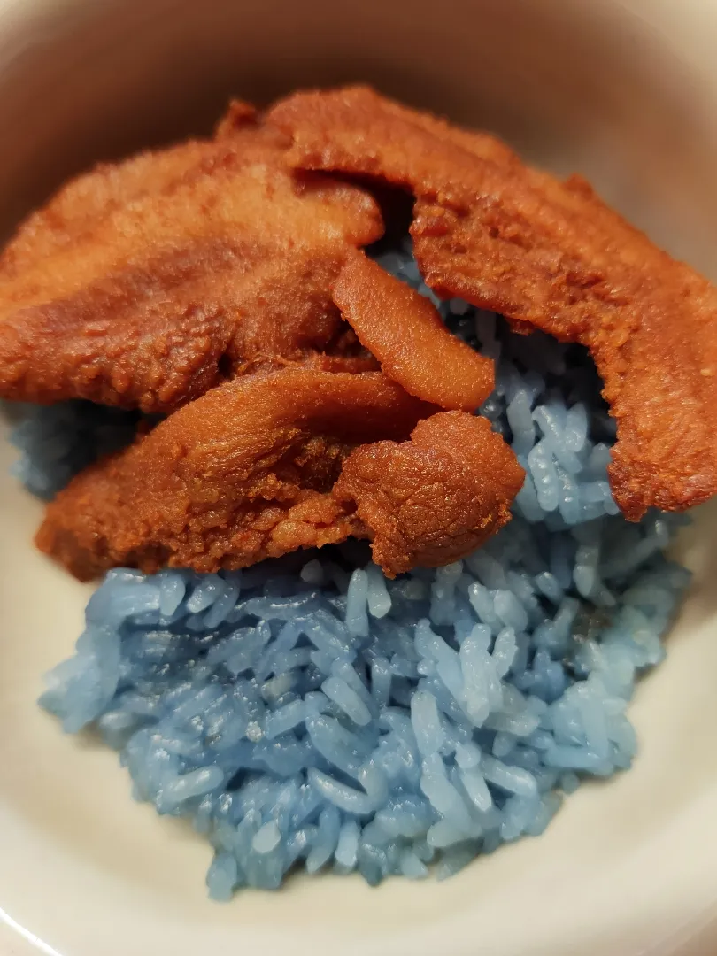 Sticky rice with fried pork|katang23さん