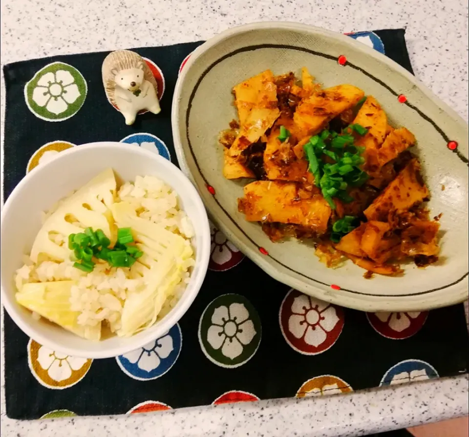 筍ごはんと筍の土佐煮😊|naonaomimichanさん