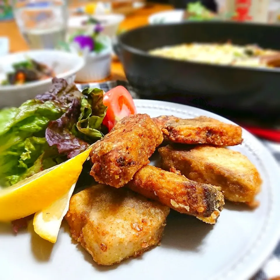 Snapdishの料理写真:咲きちゃんさんの料理 智ちゃんの❤️カレー風味のコロコロぶり💕|とまと🍅さん