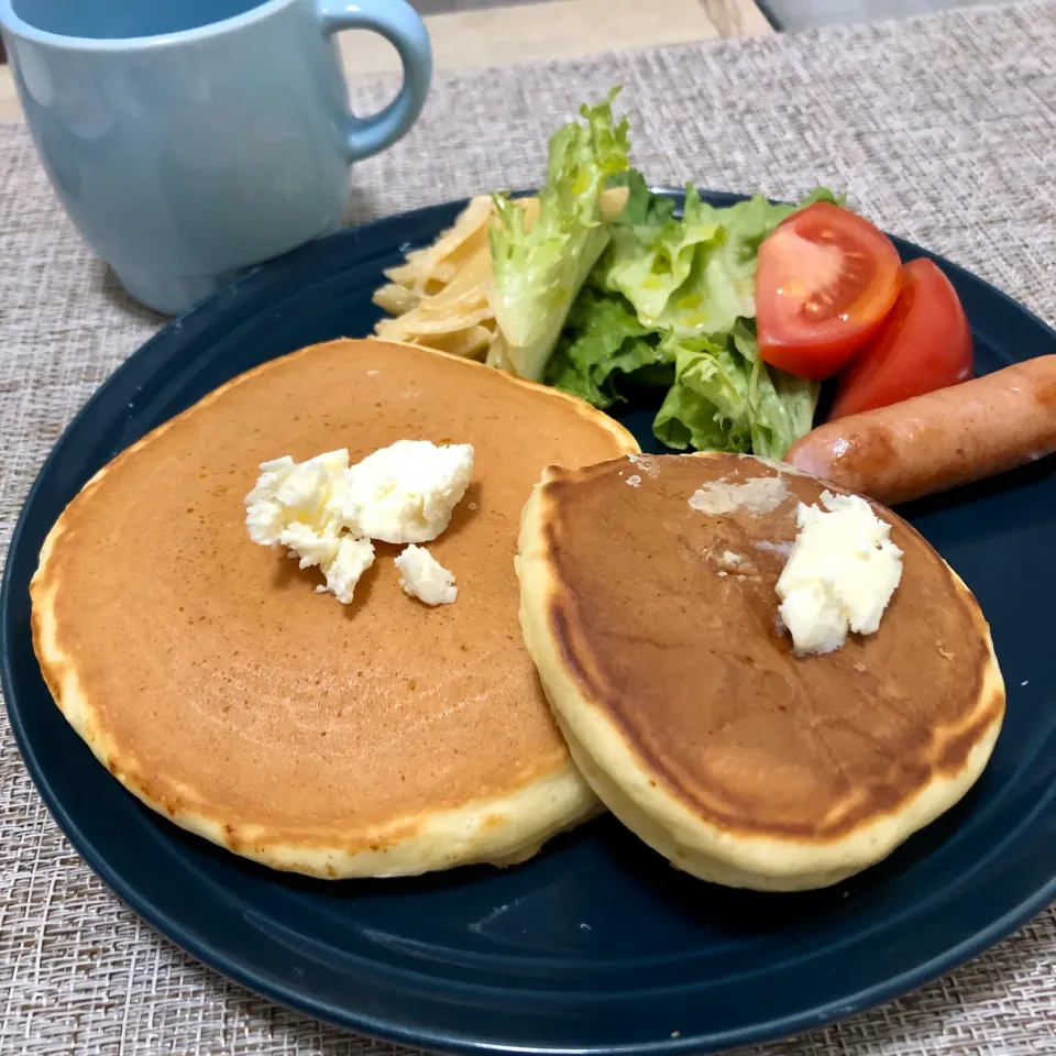 パンケーキの朝ごはん|ゆかｕさん