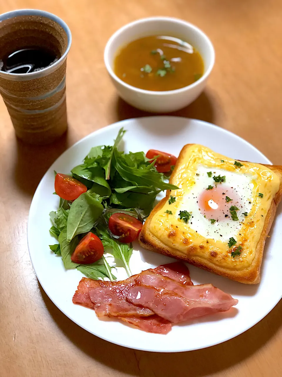 Snapdishの料理写真:朝ごはん|tamicoさん