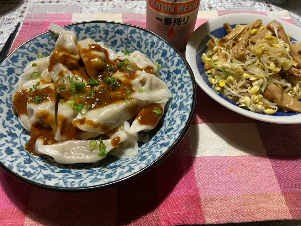 Snapdishの料理写真:ビールで一杯|ハルのただ飯さん