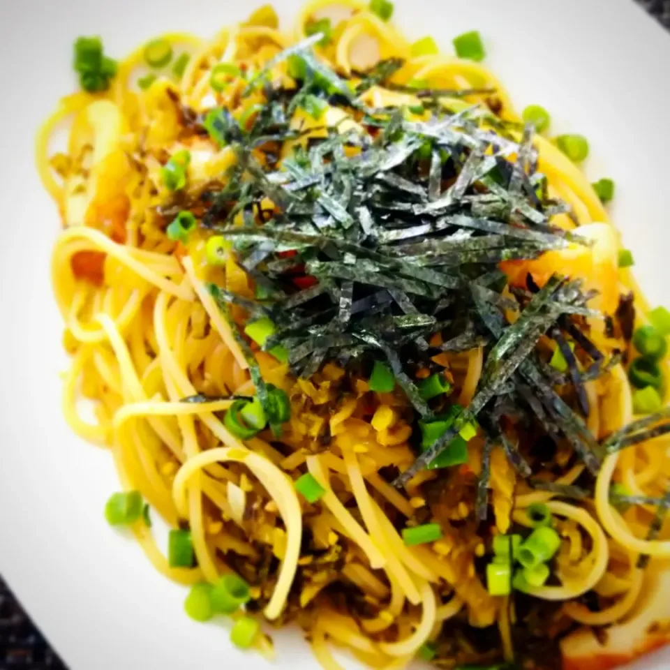 巣ごもりランチは高菜パスタʕ•ٹ•ʔ|kossyossさん