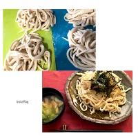 Snapdishの料理写真:手ごねで　うどん作り〜　粉生活