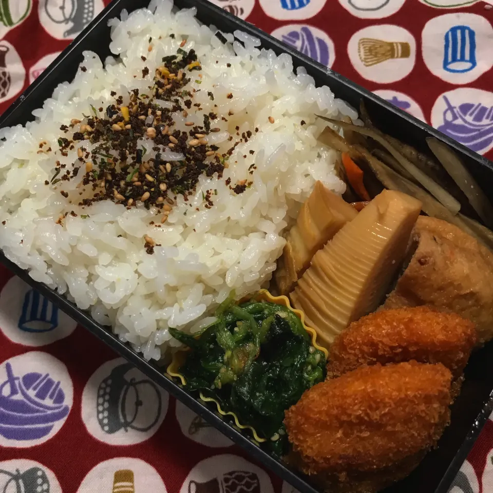 Snapdishの料理写真:旦那さん弁当|aru_sakazakさん