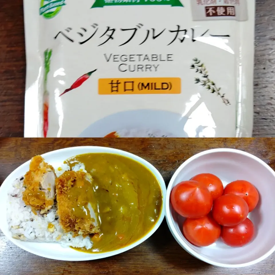 レトルトカレーでカツカレー|アクちゃんさん