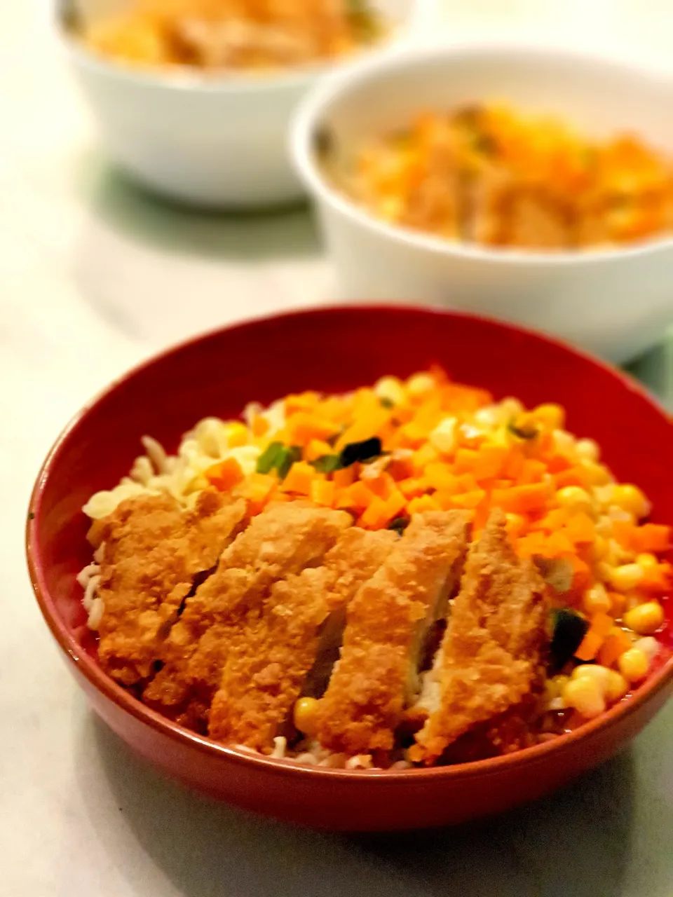 chicken katsudon ramen|Juneさん