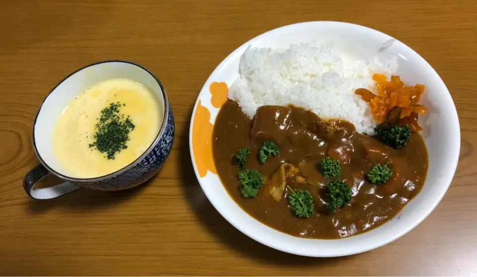 Snapdishの料理写真:カレーライス＆コーンスープ|Kaoruさん