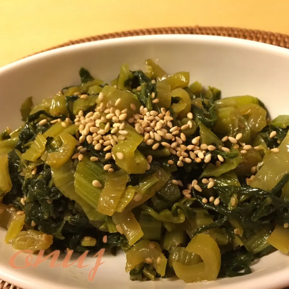 onujさんの生の高菜で常備菜☆高菜の油炒め #楽天レシピ|楽天レシピさん