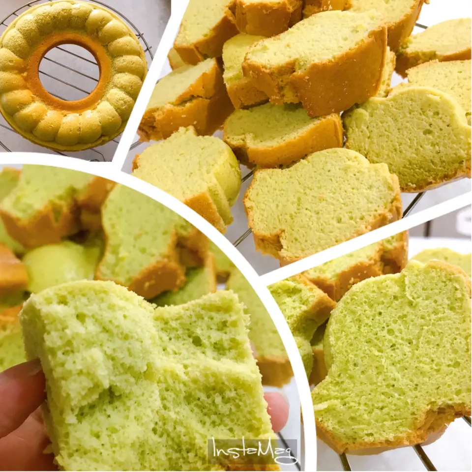 Snapdishの料理写真:Pandan chiffons cake|amyさん