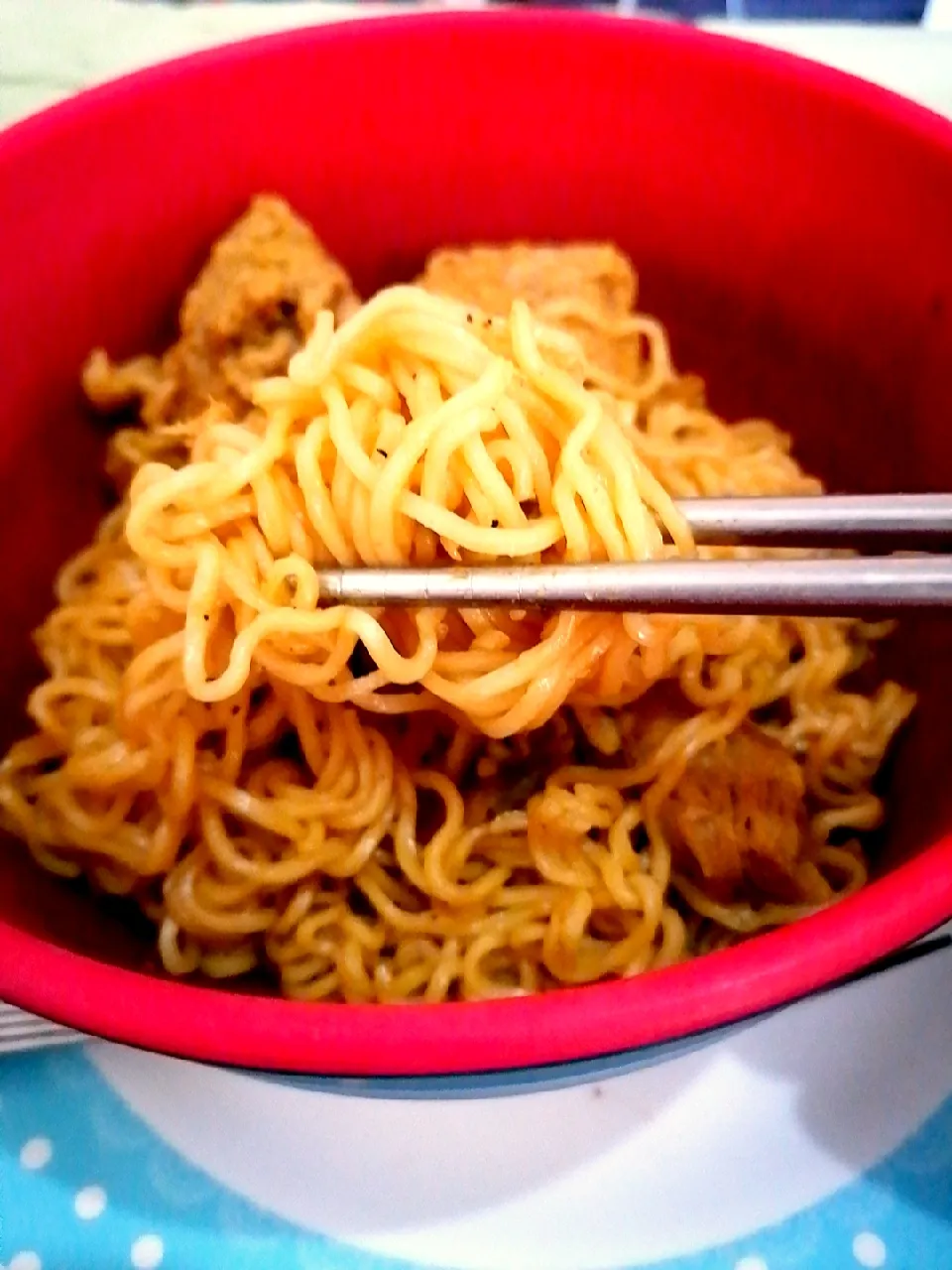 Snapdishの料理写真:Pancit canton from rasyon|jazzzさん