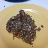 coxa de franggo assada com crosta de sementes e legumes assados|Dinisargさん