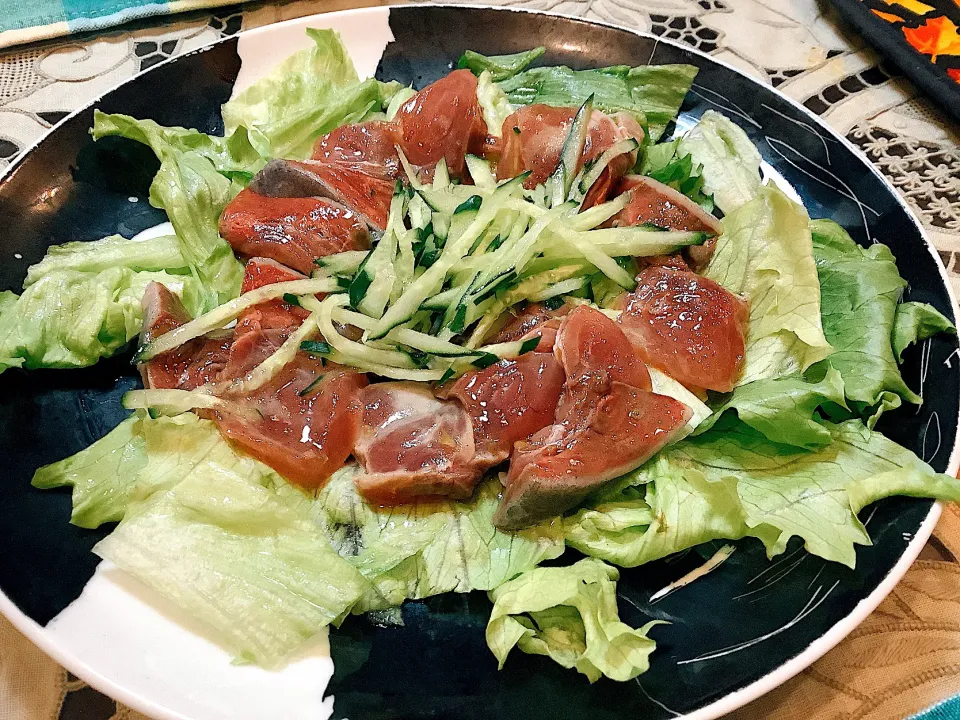 美味しそうなブリ🐟がいたから、カルパッチョを作ってみよ〜😋|アライさんさん