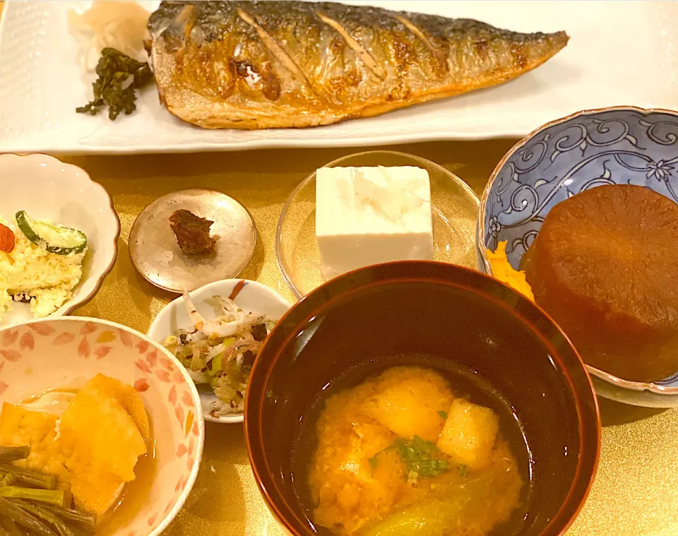 朝ごはん風晩御飯🐟|Iris⭐︎さん