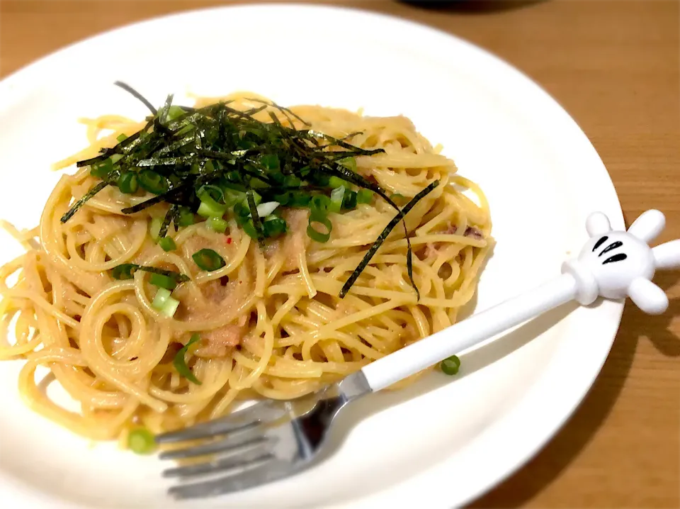 めんたいパスタ🍝|にゃんちゅうさん