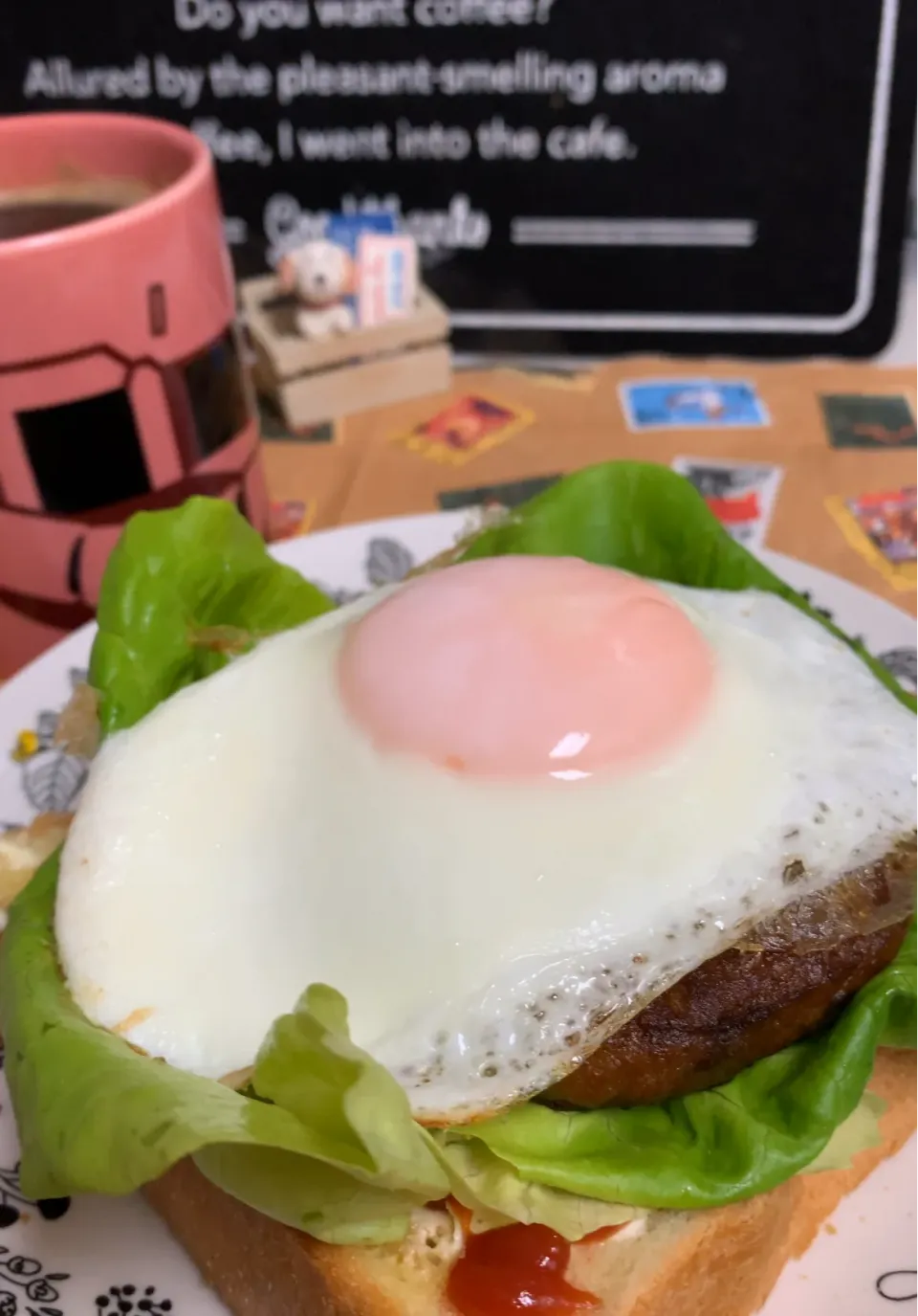 Snapdishの料理写真:4/13(月)パパの朝食💕|ビーグルさん