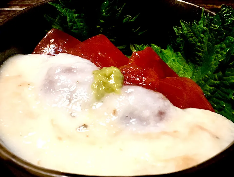 マグロ好きの＂漬けマグロの山かけ丼＂|mottoさん