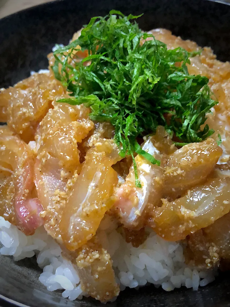 真鯛の漬け丼|ミウトおかんさん