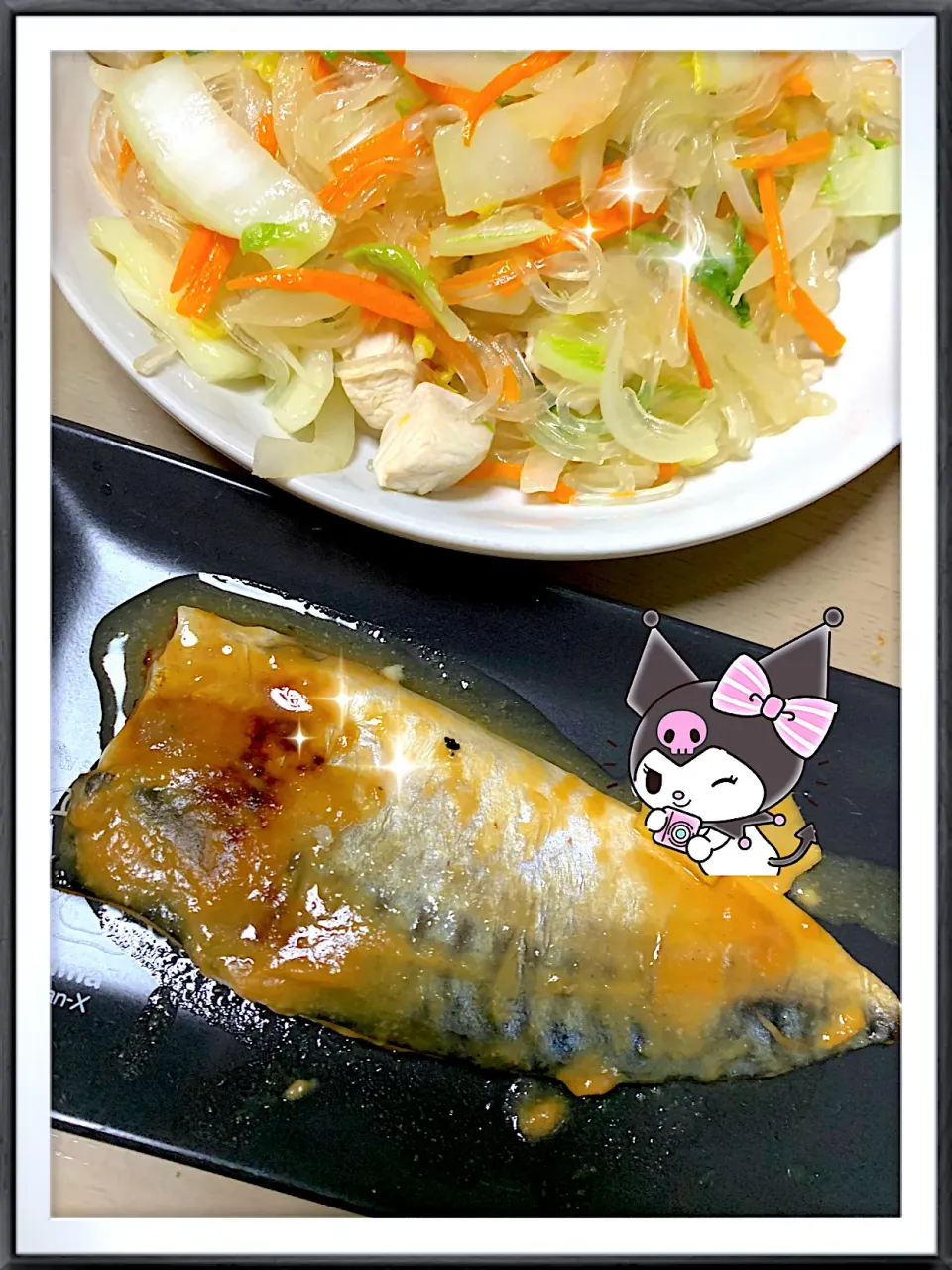 Snapdishの料理写真:レンジで簡単鯖の味噌煮|KUROMIさん