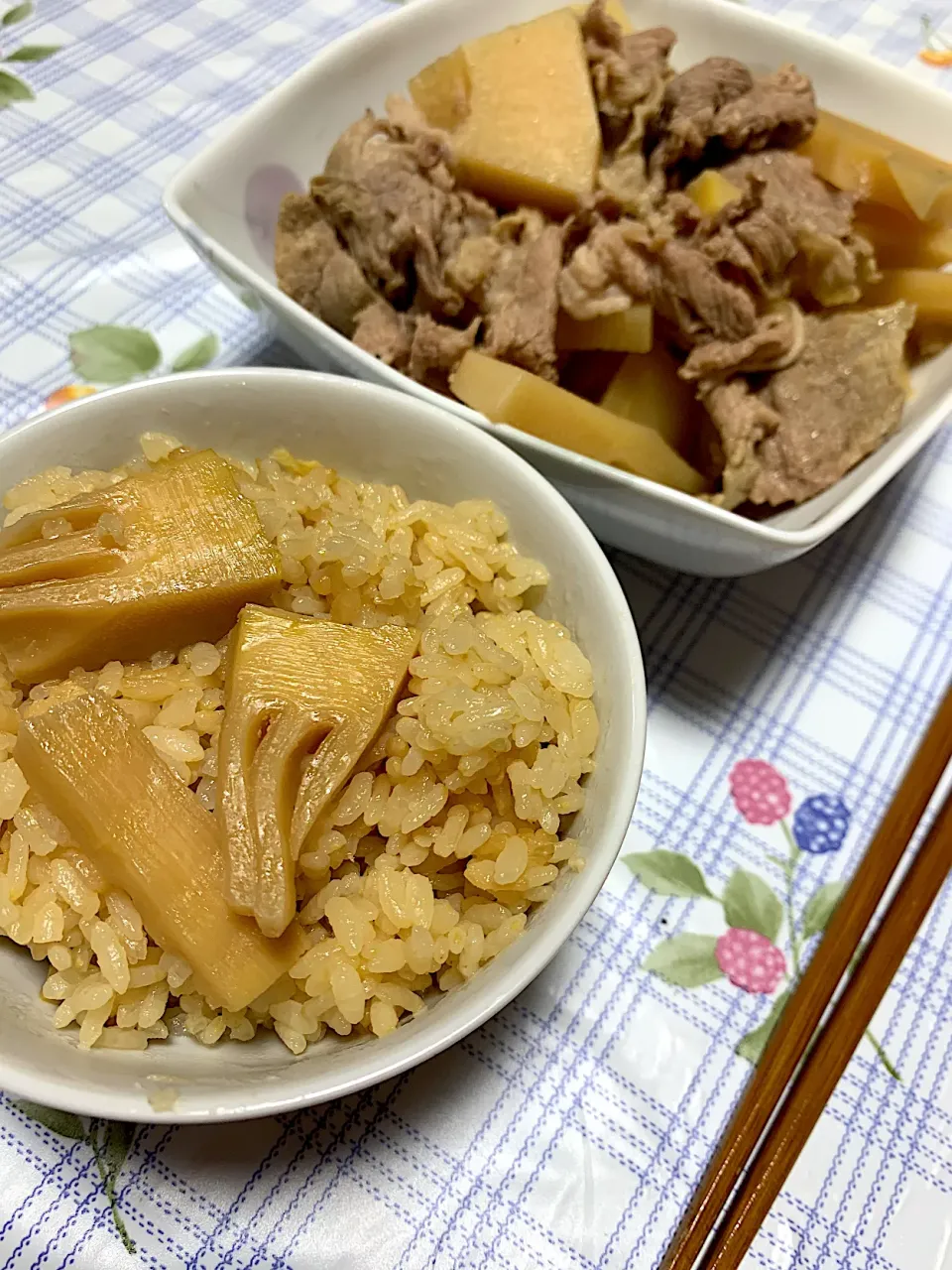 筍の煮物とご飯|iguigupopさん