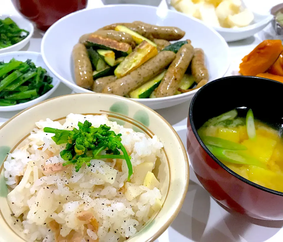 4月13日の晩ごはん|千鶴さん