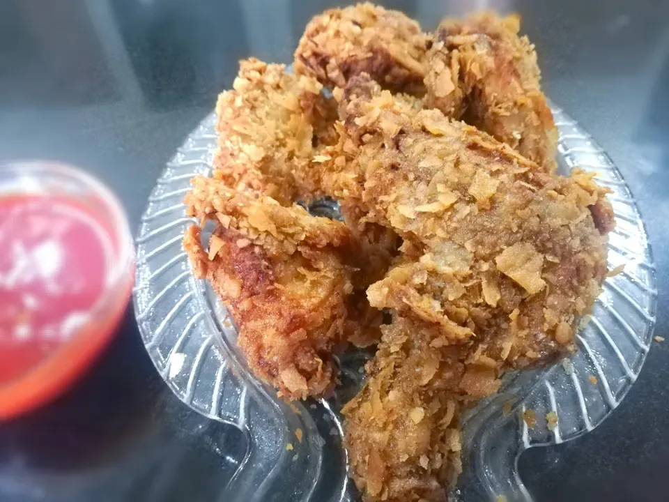 Crispy fried chicken recipe|Seharfarhajさん