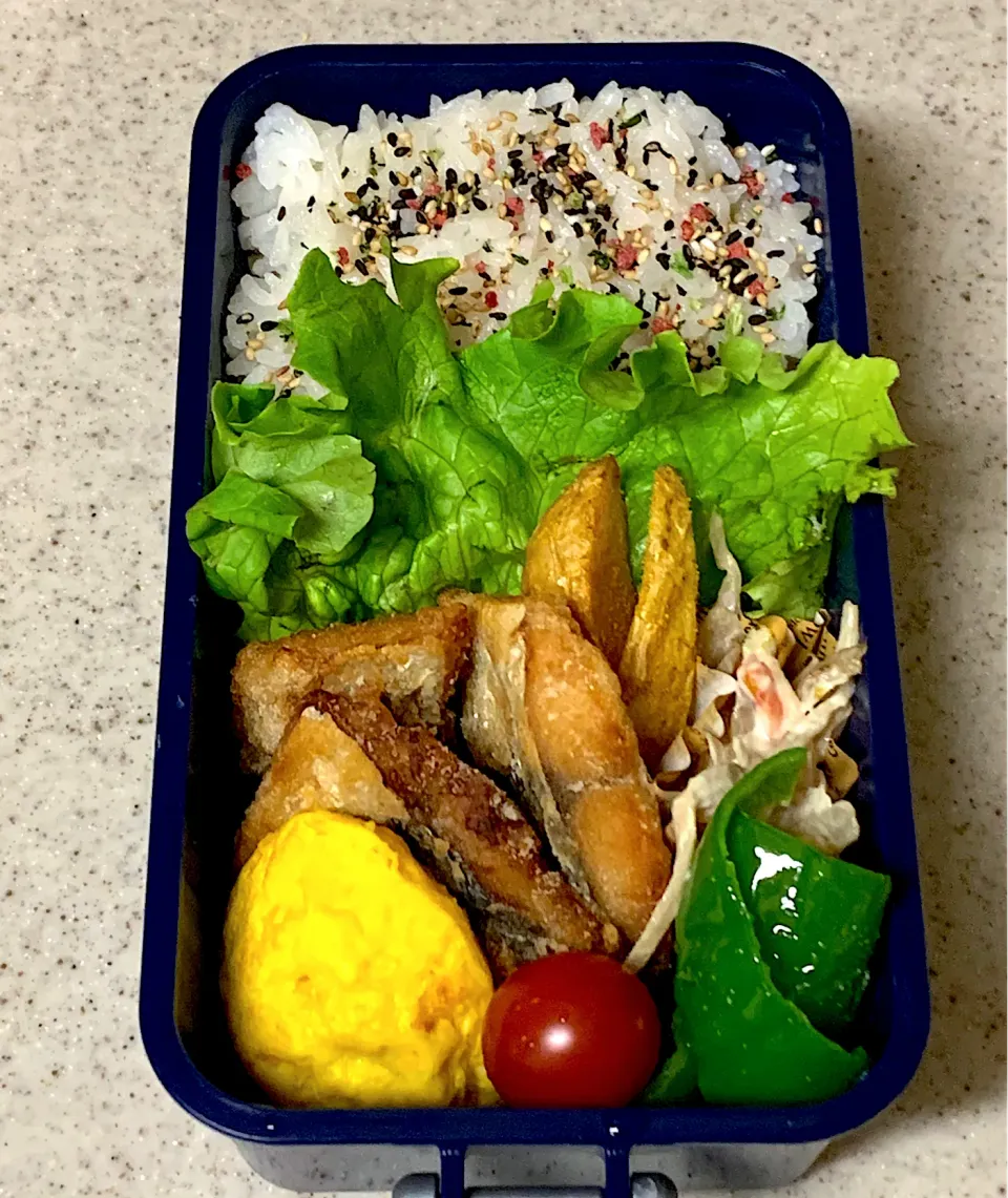 Snapdishの料理写真:鯖の竜田揚げ弁当|besさん