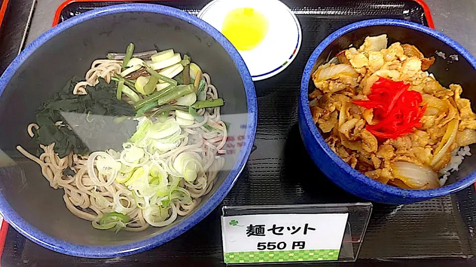 麺セット　豚丼＆ハーフ山菜そば|nyama1さん