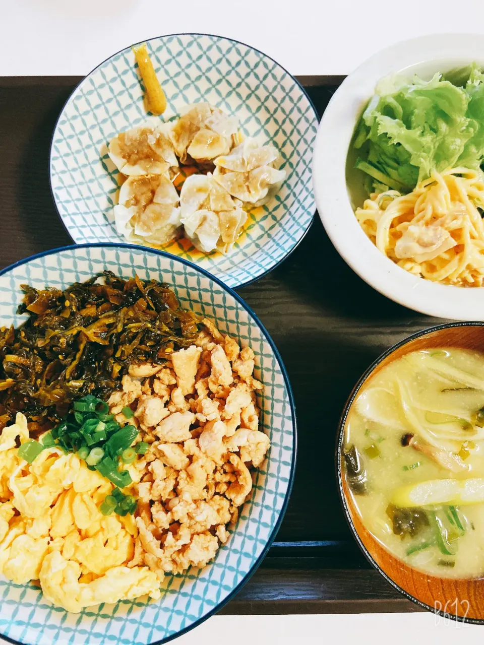 日曜の晩御飯😋そぼろ高菜ご飯☺️|ゆきさん