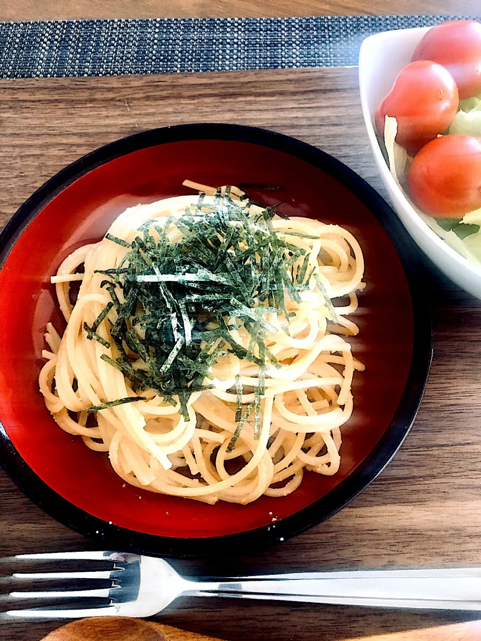 本日のランチ→明太スパ|Taja & Mayさん