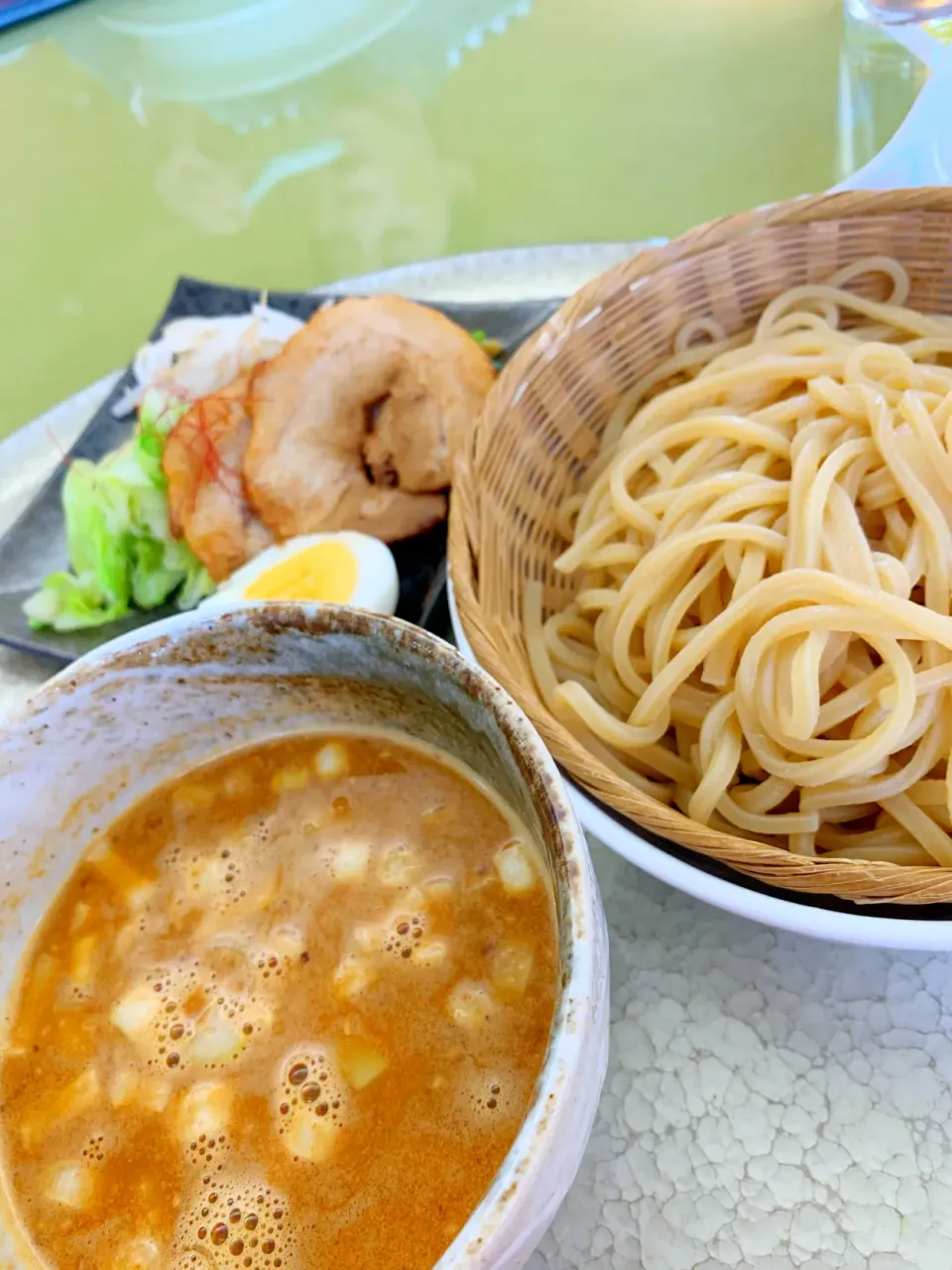 ゴルフ飯　チャーシュー坦々つけ麺|寺尾真次さん